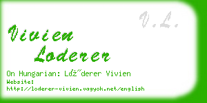 vivien loderer business card